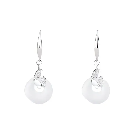 Asia Star Chalcedony Earrings Women's-0