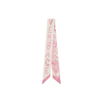 VERSACE Underwater Barocco Silk Scarf Tie