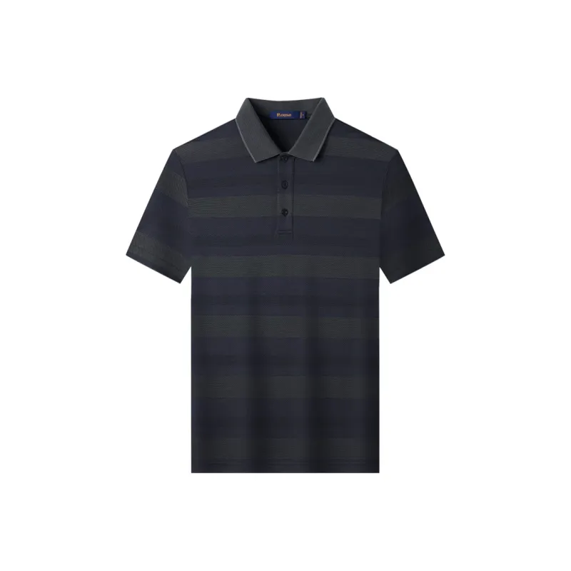 Loz Polo Shirts Men Navy Blue Stripes-0