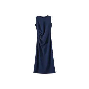 Late White Sleeveless Dress Women's