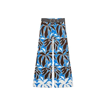 ZARA Casual Pants Women's Nude/Blue