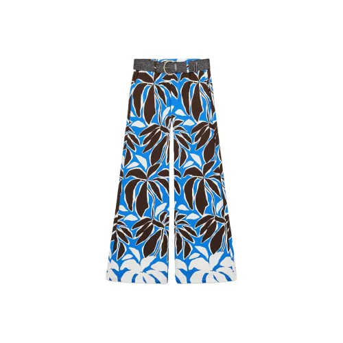 ZARA Casual Pants Women's Nude/Blue