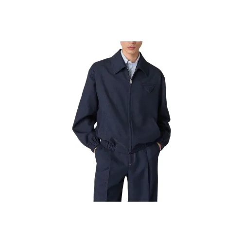 Bottega Veneta SS25 Jackets & Coats Men's Dark Indigo