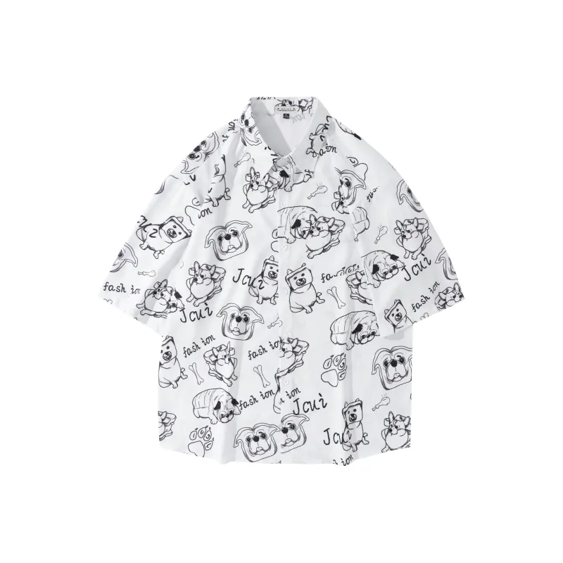 HOKLV Shirts Unisex White-0
