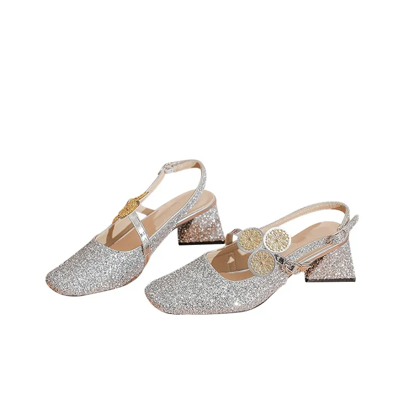 TADSW Chunky Heel High Heels Women's-1
