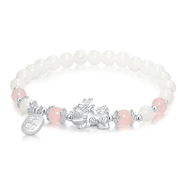 TRUE ME Bodhi Root Textile Beaded Bracelet Unisex-2