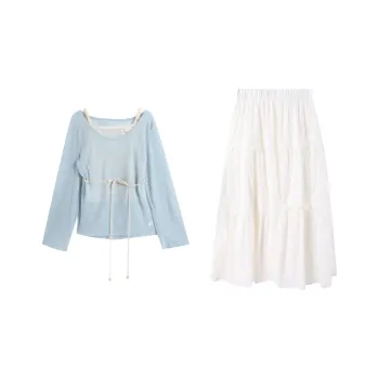 MTHE Two Piece Skirt Sets Women's
