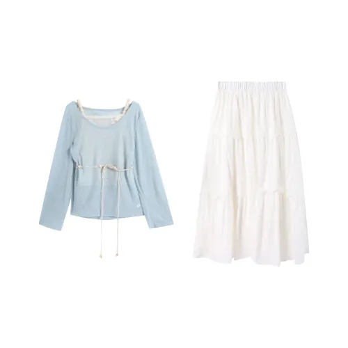 MTHE Two Piece Skirt Sets Women's