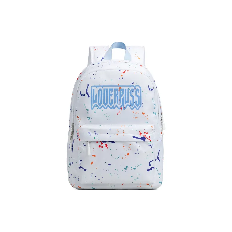 NOT ME Fabric Backpack Regular Unisex Spray Paint White-2