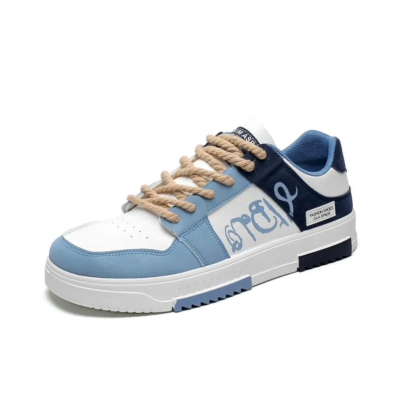 BINGO DUCK Slip Resistant Low Top Skateboard Shoes Men's-6