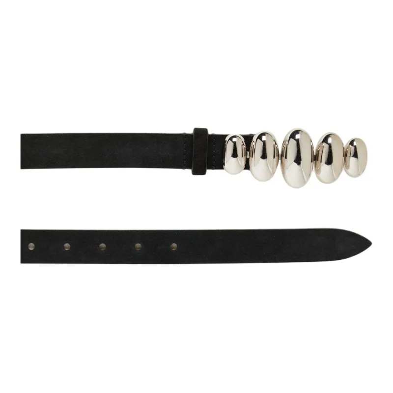 ISABEL MARANT Leather Belts Unisex Black -2