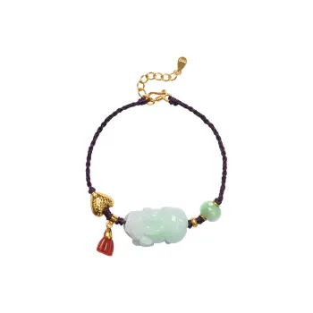 Atsuyama Ice Type Jadeite Bracelets Unisex
