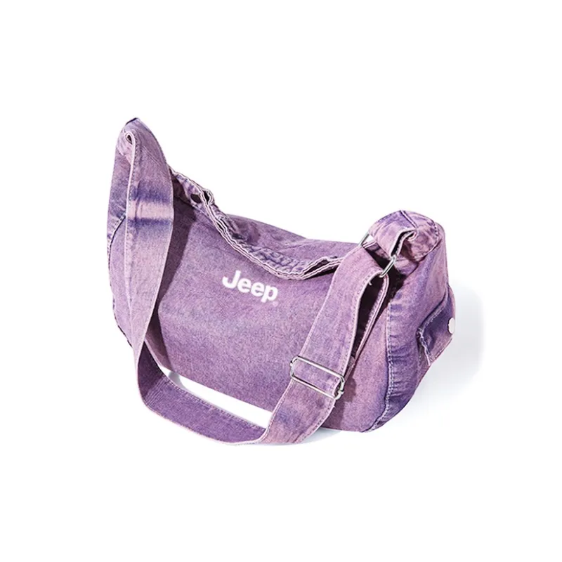 Jeep Denim Crossbody Bag, Shoulder Bag Regular Unisex Multicolor-7