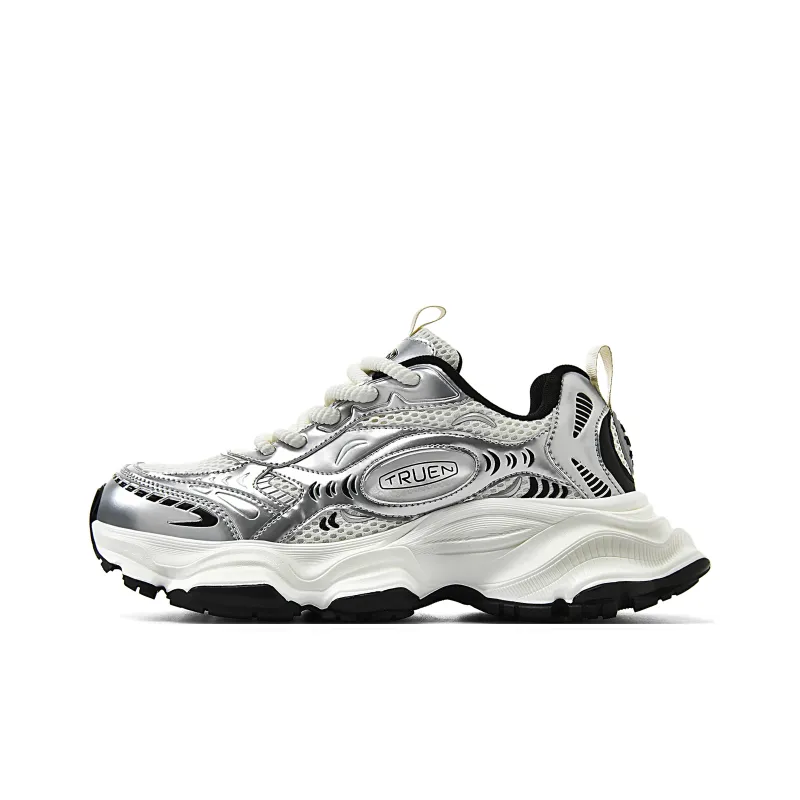 TRUEN Bubble Collection Slip Resistant Breathable Height Increasing Low Top Chunky Sneakers Unisex-20