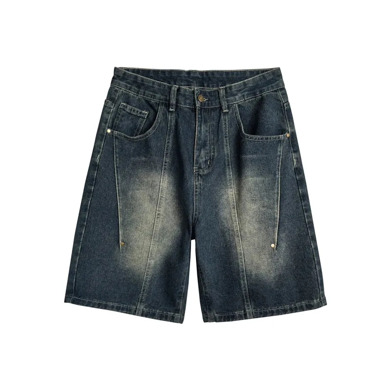 MIIOW Denim Shorts Unisex Nostalgic Green-0
