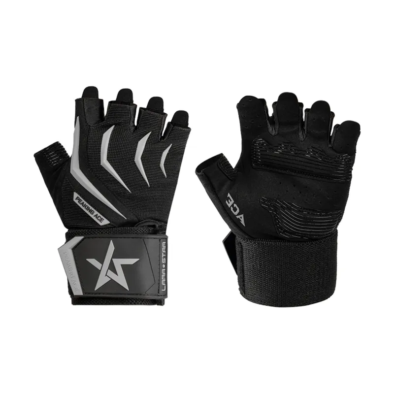 LARA STAR Fitness Gloves Protective Abrasion Resistant Palm Guard Slip Resistant Breathable Compression-31