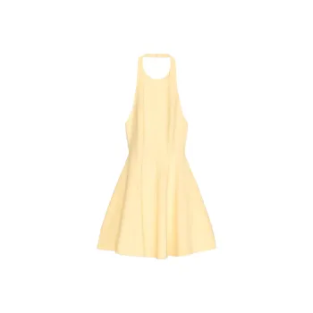 ZARA Slip Dresses Women's Yellow