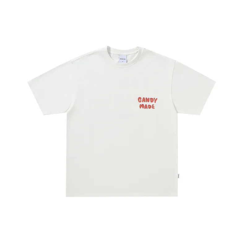 Candymade Haus T Shirts Unisex White-0