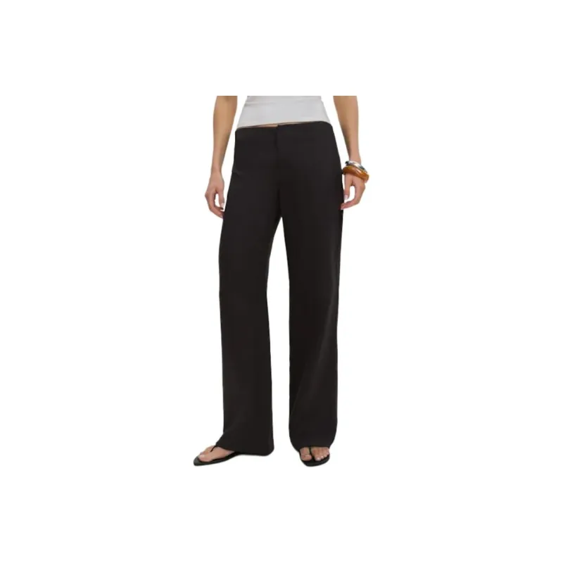 REFORMATION Vida Linen Low Rise Pant Casual Pants Women's-0