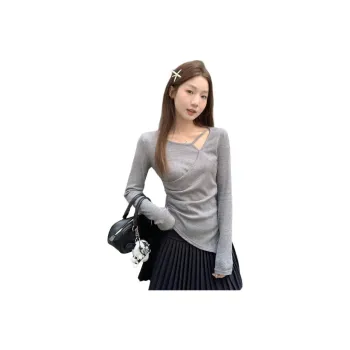 XIANSINIAO T Shirts Women's 3050# Heather Gray