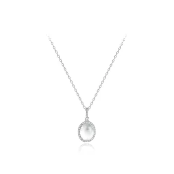 MGS White Jade Bodhi Necklaces Unisex
