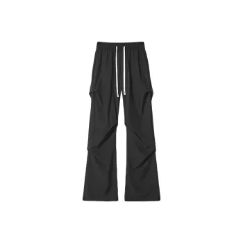 NOOING Casual Pants Unisex Black