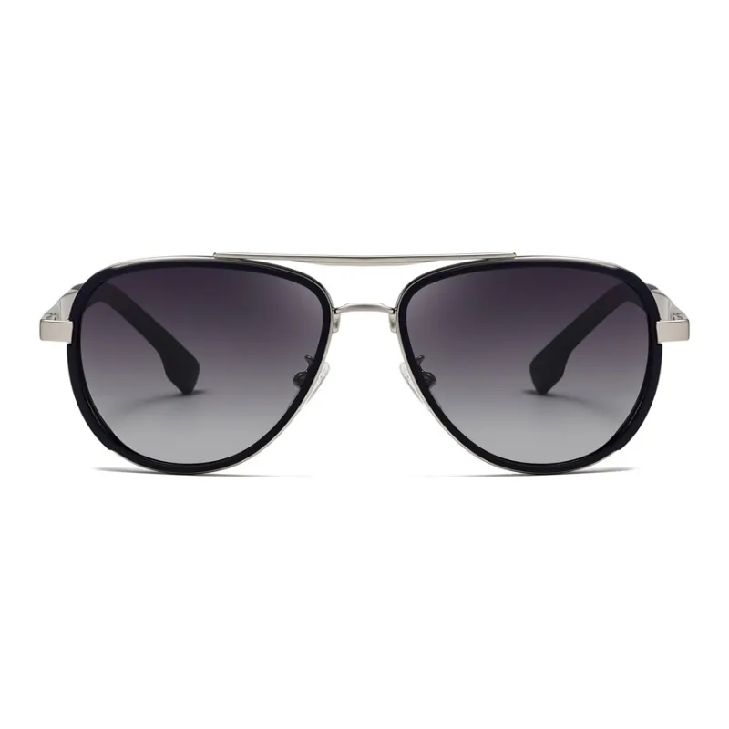 CYXUS TR/Memory Plastic Aviator Sunglasses Men's-4