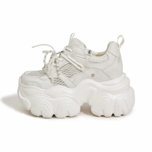 Milan Love Song Shock Absorbers Slip Resistant, Abrasion Resistant, Breathable Low Top Chunky Sneakers Women's