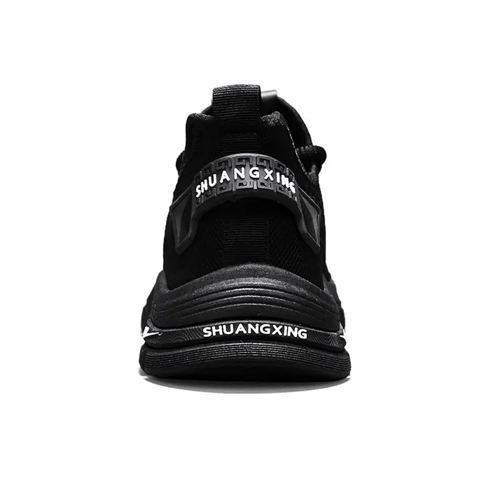 Binary Lightweight And Breathable Low Top Casual Shoes Men's Black-1