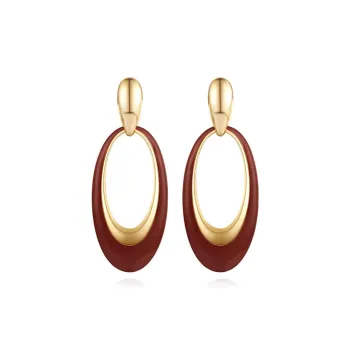 QIMEILA Copper Alloy Earrings Women's