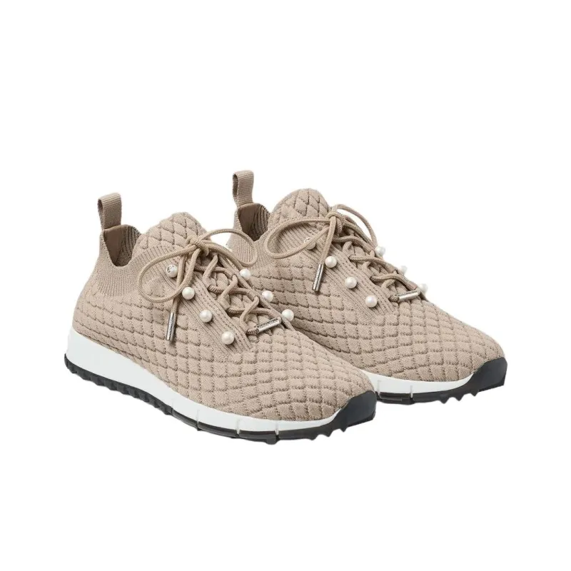 Jimmy Choo Veles Low Top Casual Shoes Women's Light Umber-1