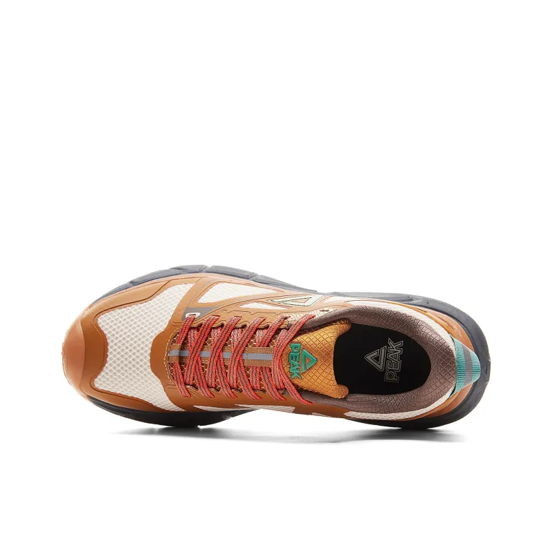 PEAK Cushioning, Slip Resistant, Rebound Low Top Running Shoes Men's Caramel-3