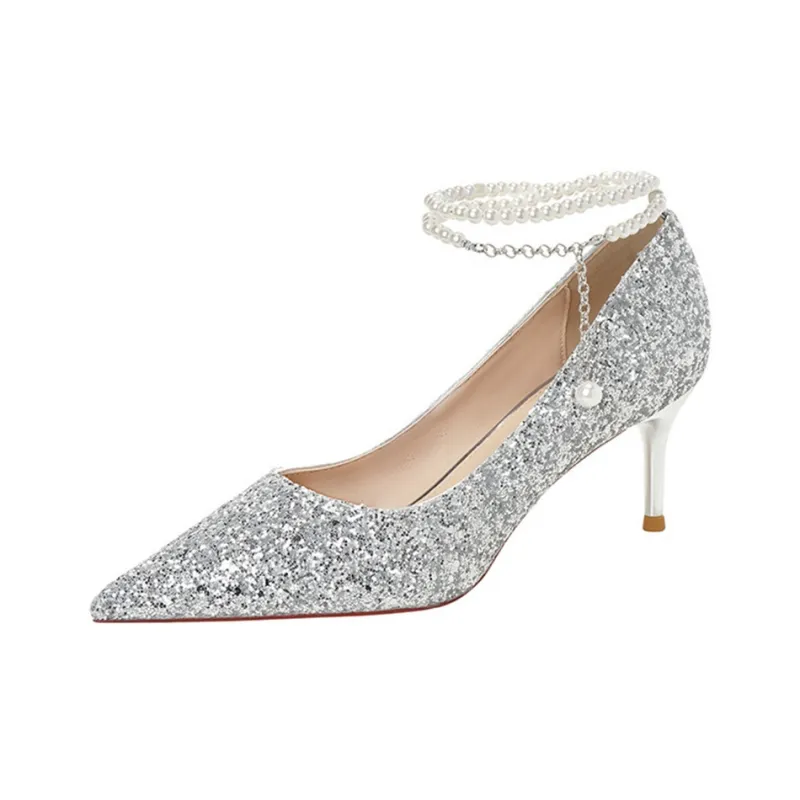 GOSO Slim Heel High Heels 6.5CM Women's-5