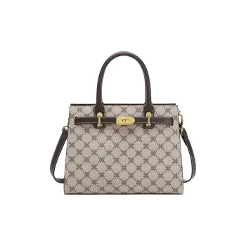 PESASRIE PVC Handbag, Shoulder Bag, Crossbody Bag Regular Women's Coffee