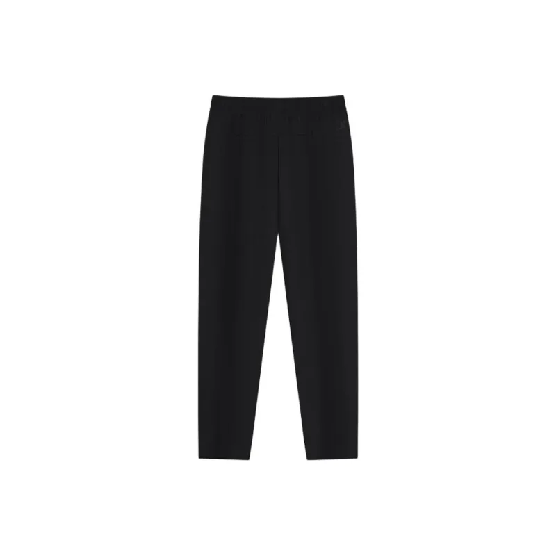 XTEP Knitted Sweatpants Men's Jet Black-1