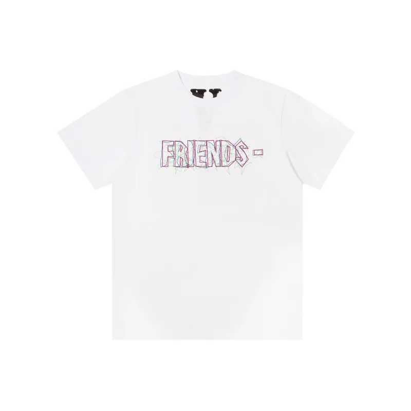VLONE T Shirt Unisex White Multicolor-1