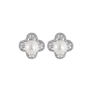 DARA Pearl Stud Earrings Women's