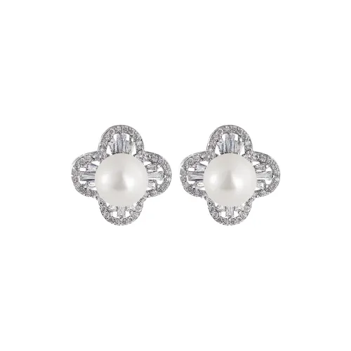 DARA Pearl Stud Earrings Women's