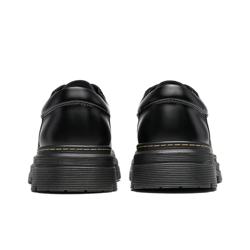 HLA Men's Casual Shoes Men Low Top Black-3