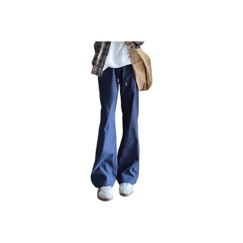 DARK HORSE Casual Pants Unisex Navy Blue