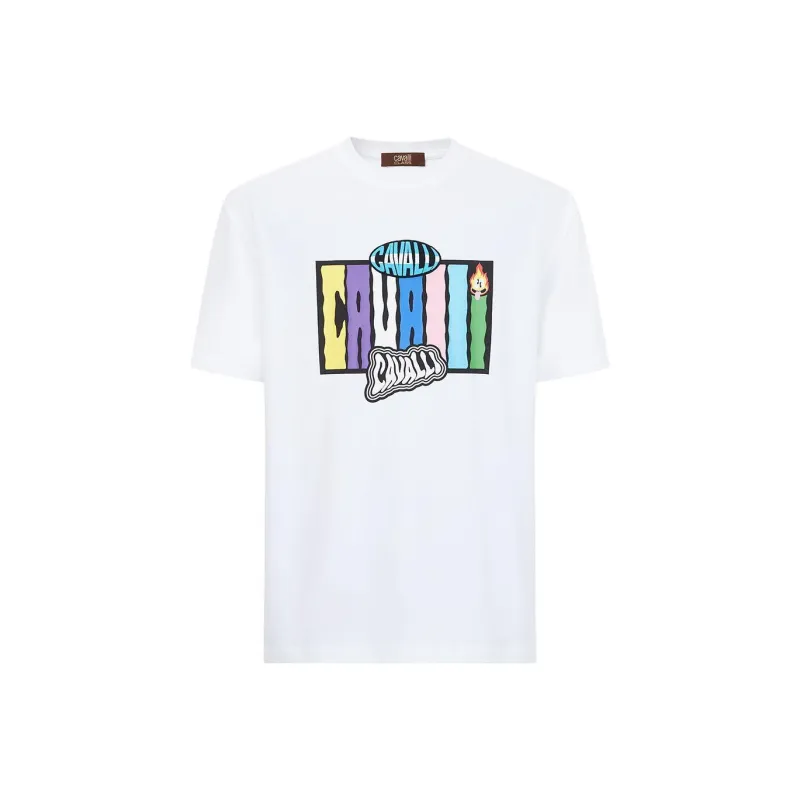 Cavalli Class T Shirts Men-3