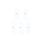 100% cotton 5-Pack Box Included (5-Pack White)-100% cotton Moisture-Wicking Antibacterial/O-Silhouette Hair Loss Prevention