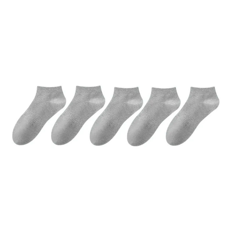 Lan Miao No Show Socks Men's 5 Pack-5