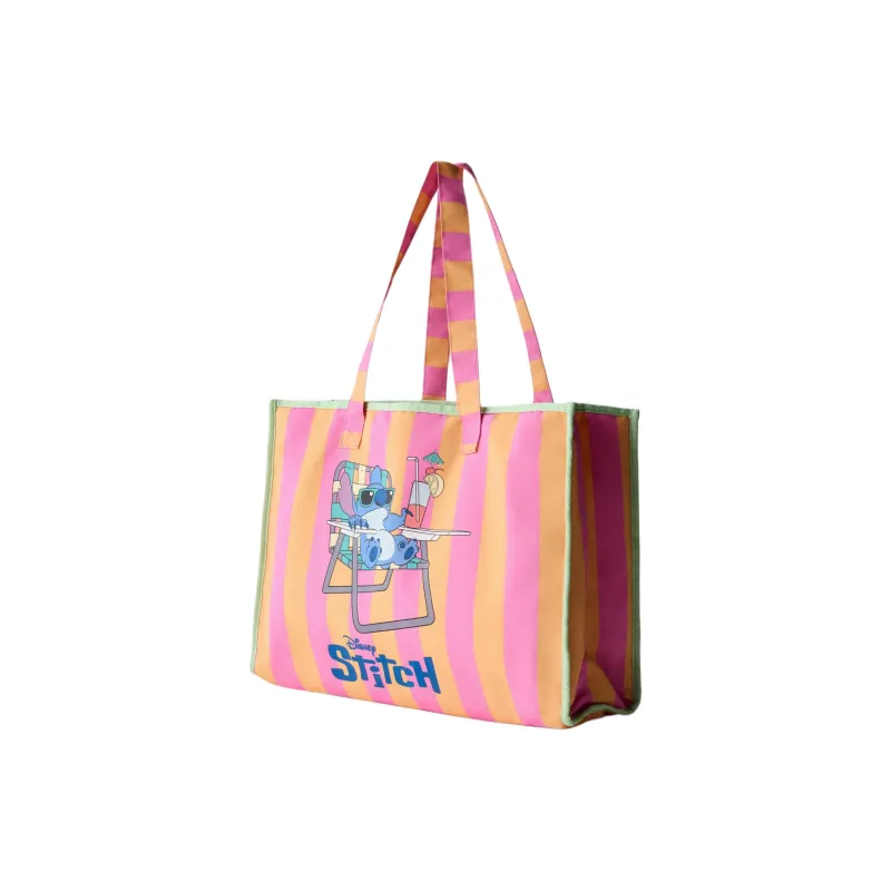 ZARA Polyester Tote Bag, Shopping Bag, Handbag Women's Pink-1
