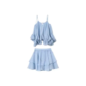 POPO.INFO Two Piece Skirt Sets Women's