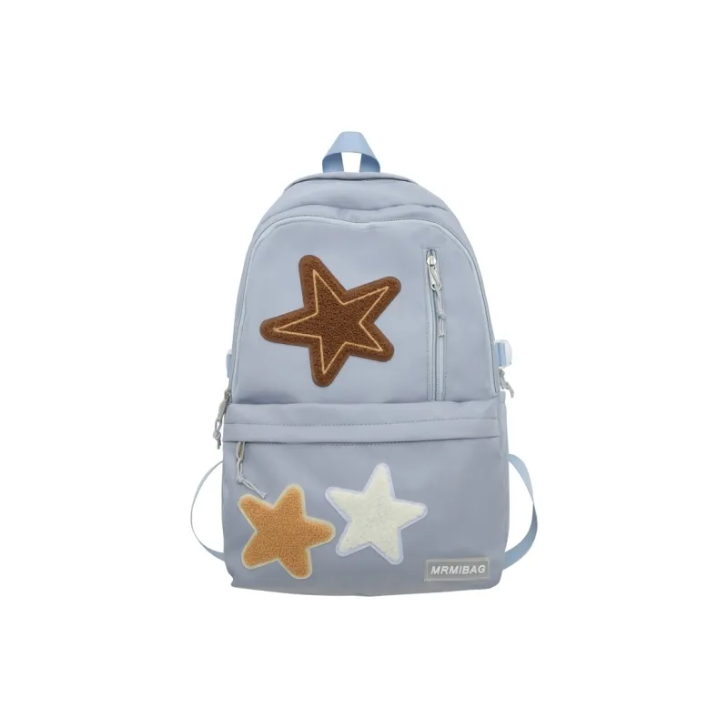 WICKBUEN Nylon Backpack Regular Unisex Black/Red/Brown/Blue/White-6