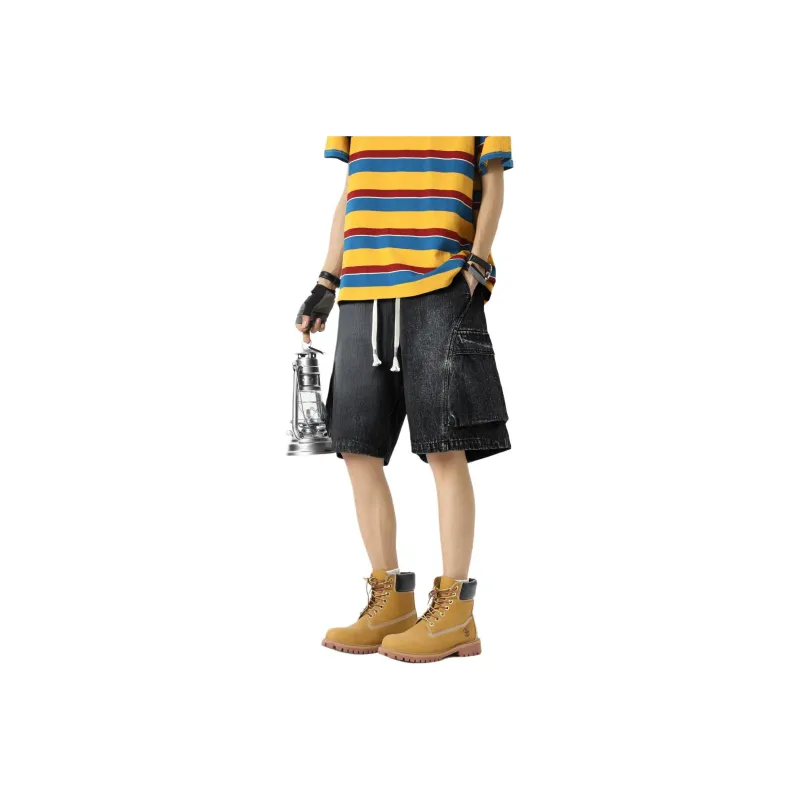AWAO Denim Shorts Unisex-0