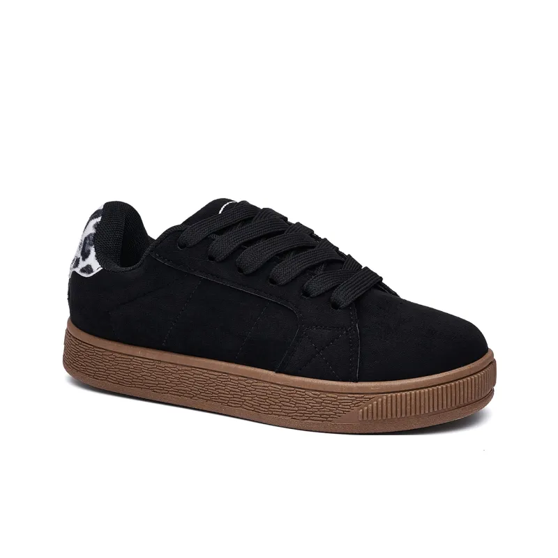 MUKALUO Anti Slip Wear Resistant Low Top Skateboard Shoes Women's-10