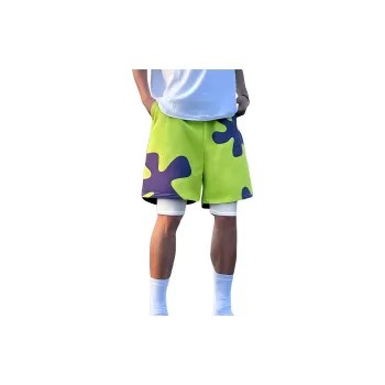 SZSX Casual Shorts Unisex Green