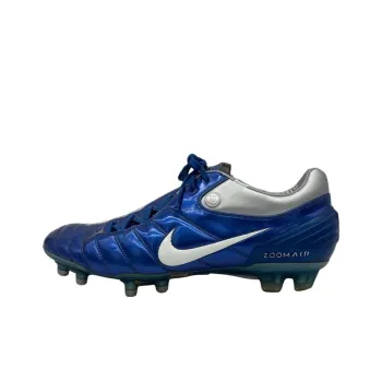 Nike Total90 Anti Slip Wear Resistant Soccer Shoes Unisex Blue